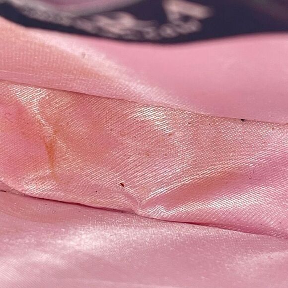 Akira Label Metallic Pink Mini Glam Bag Croc Embossed Rhinestone Handle - Picture 15 of 16